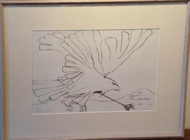 Aesops Fables - Eagle by Elisabeth Frink